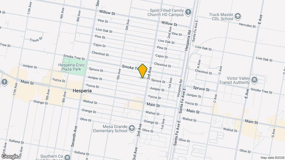 16319 Spruce St Map and Location Details