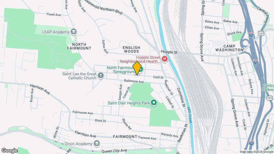 1721 Carll St Map and Location Details