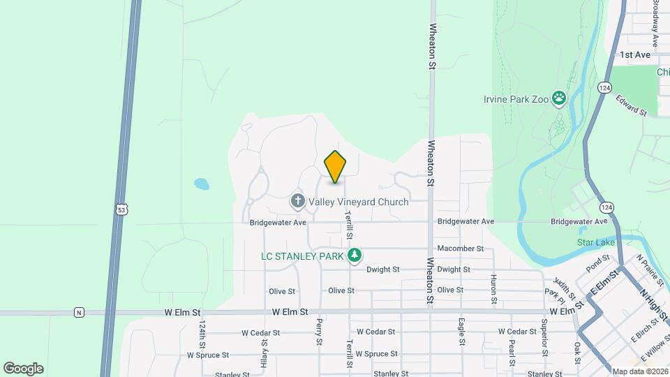 1640 Terrill St Mapa y Detalles de la Ubicación