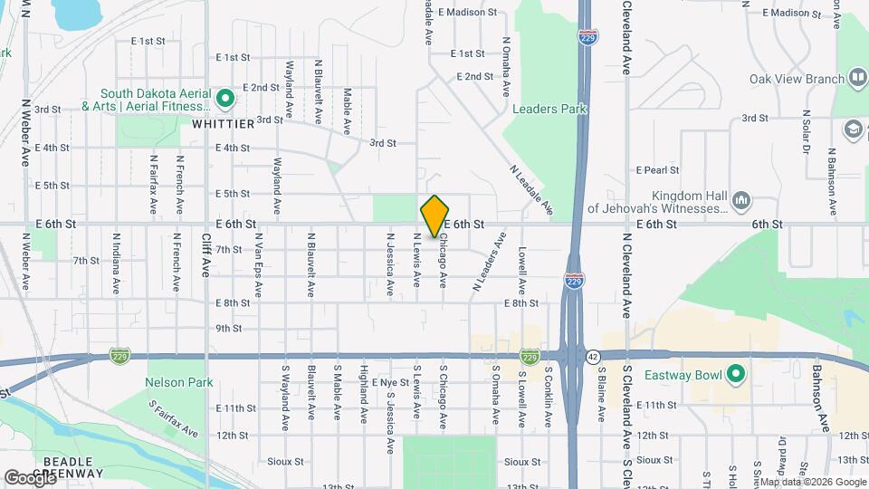 2010 E 7th St Map and Location Details