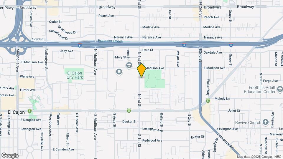 359 N 1st St Map and Location Details
