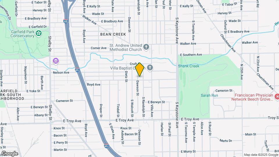 2725 Dawson St Map and Location Details