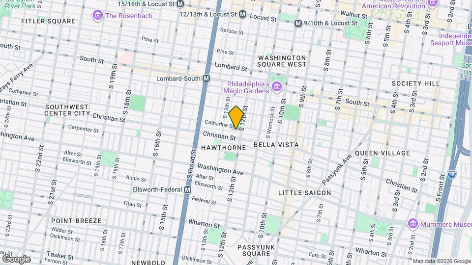 1208 Webster St Map and Location Details