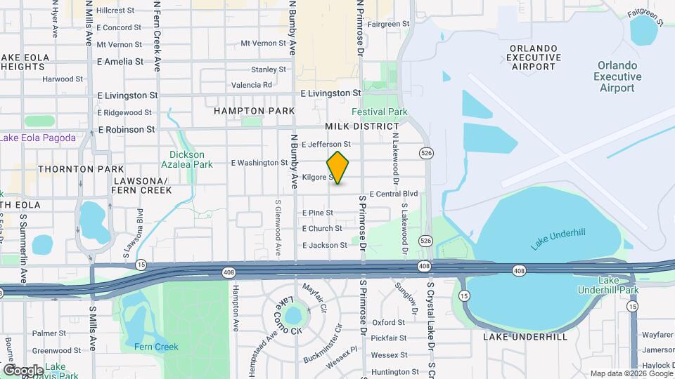 2607 E Central Blvd Map and Location Details