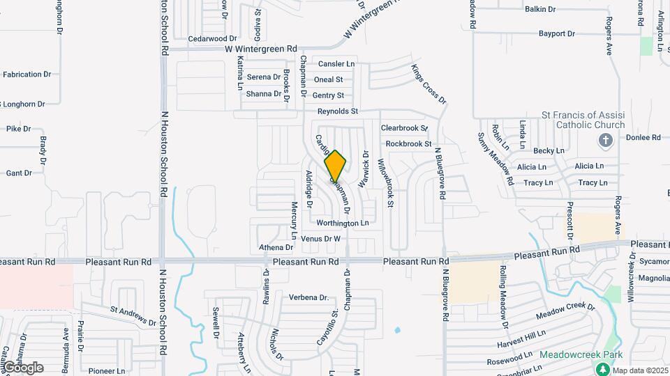 1443 Chapman Dr Map and Location Details