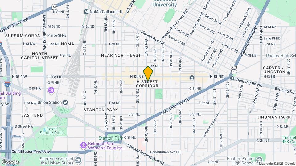 715 8th St NE, Unit B Map and Location Details