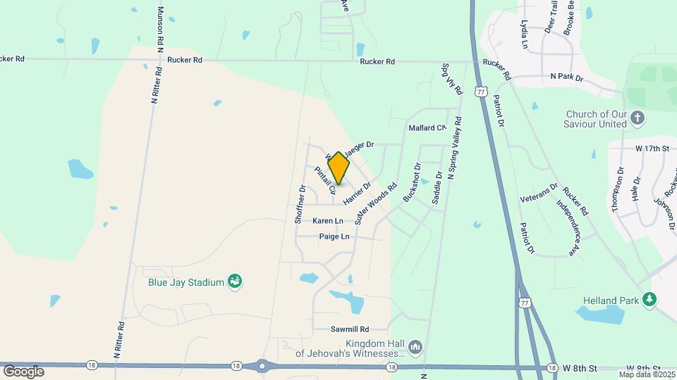 2511 Pintail Cir Map and Location Details