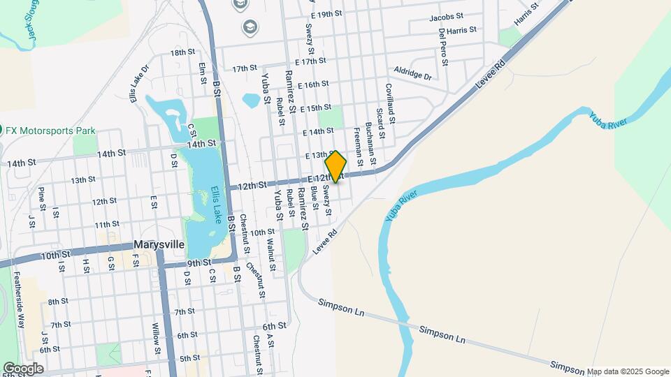 1116 Divver St Mapa y Detalles de la Ubicación