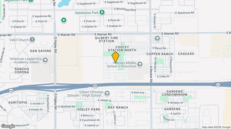 1054 S Agnes Ln, Unit 108 Mapa y Detalles de la Ubicación