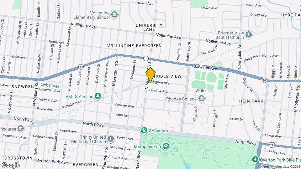 1859 Mignon Ave Map and Location Details