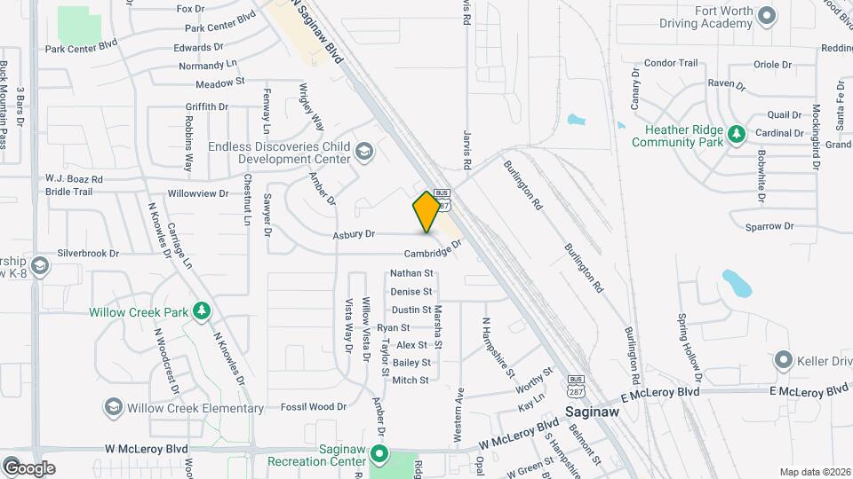 221 Asbury Dr Map and Location Details