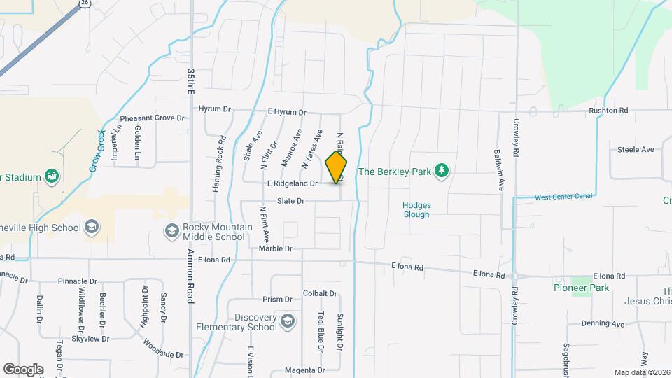 3950 E Ridgeland Dr Map and Location Details