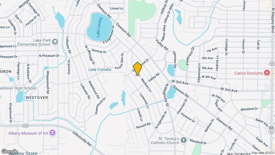 1728 Marbury Ln Map and Location Details