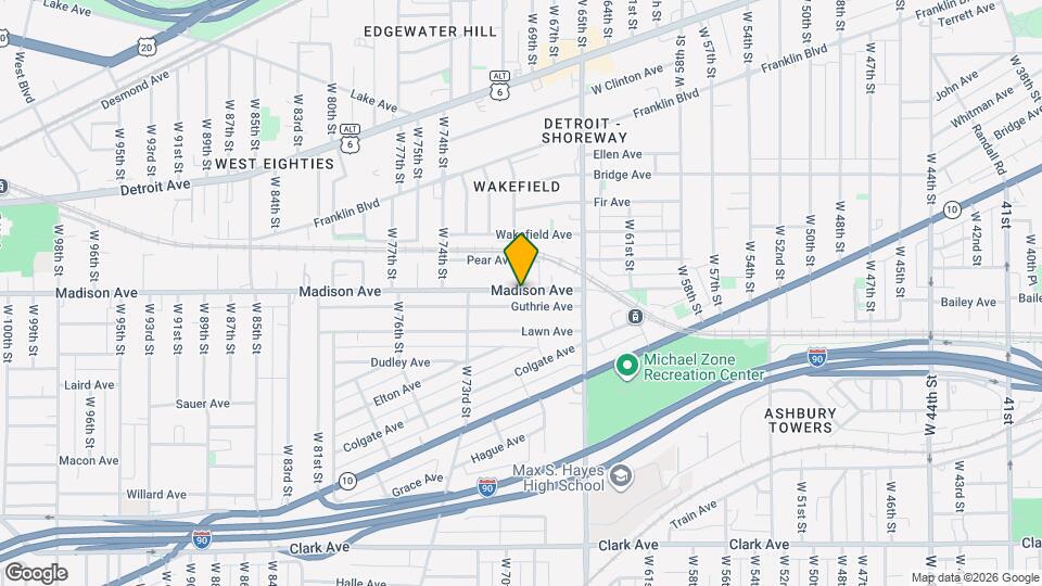 6901 Madison Ave Mapa y Detalles de la Ubicación