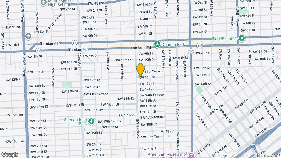 1662 SW 12th St Mapa y Detalles de la Ubicación