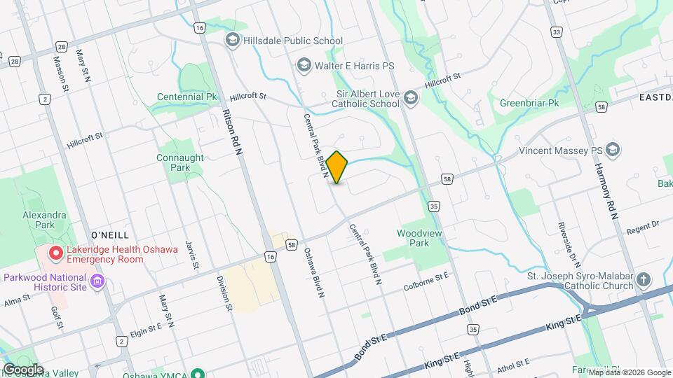 317 Central Park Blvd N Map and Location Details