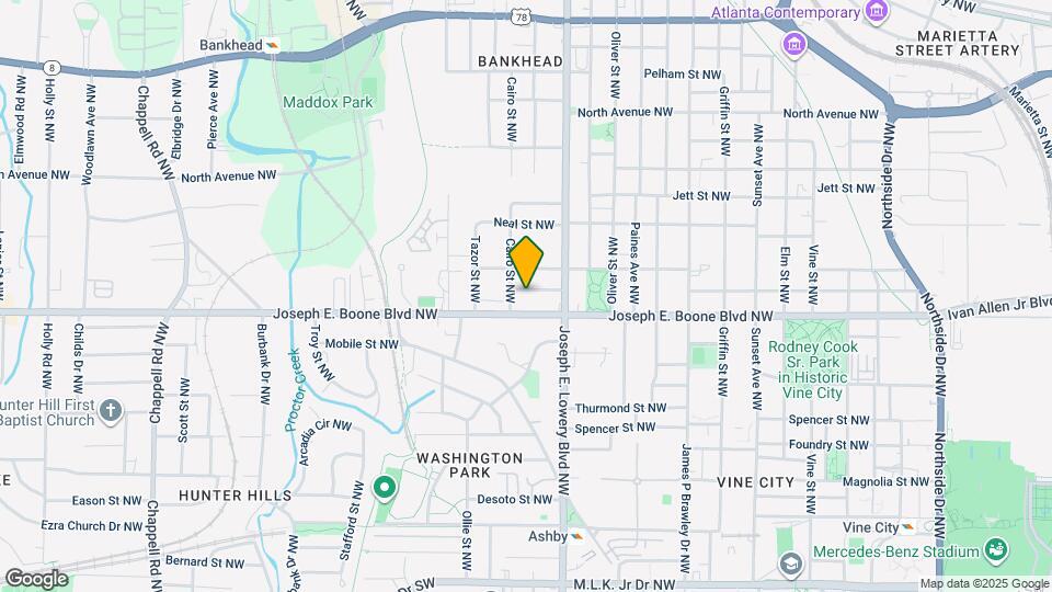 962 Division St NW Map and Location Details
