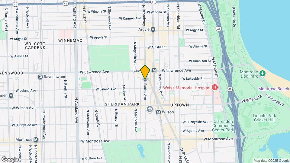 4716 N Racine Ave Map and Location Details
