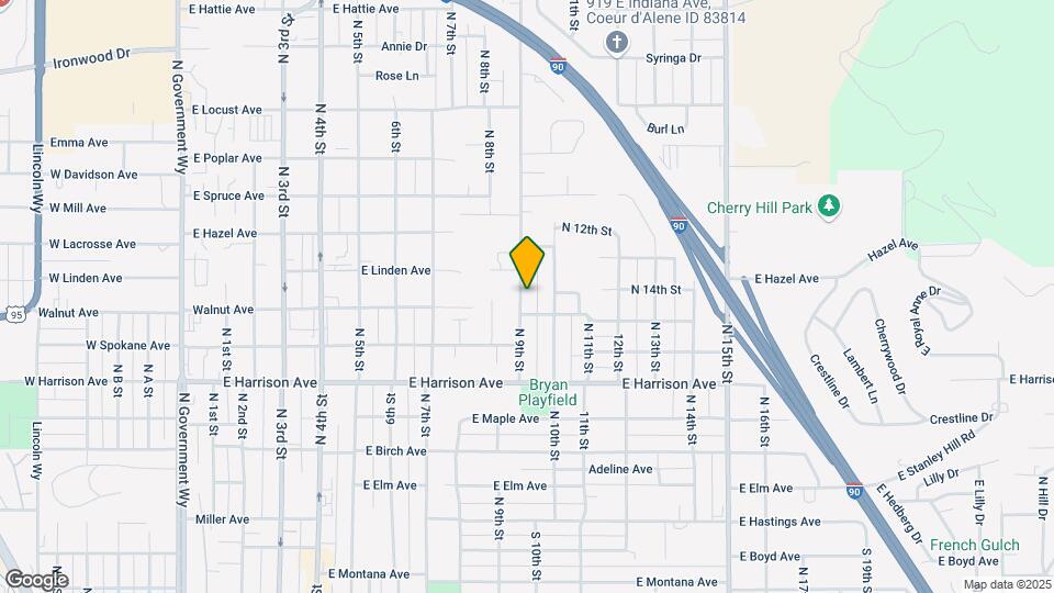 1412 N 9th St Map and Location Details
