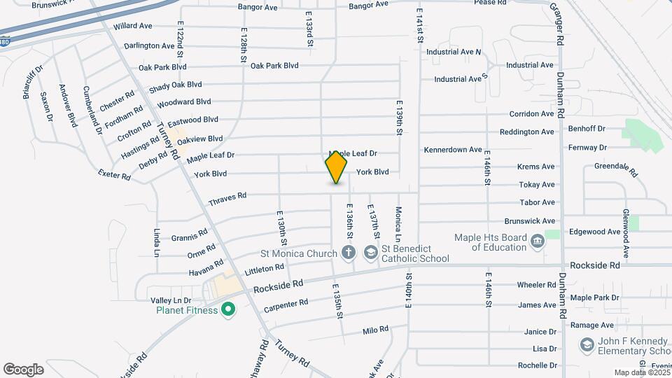 13511 Thraves Rd Map and Location Details