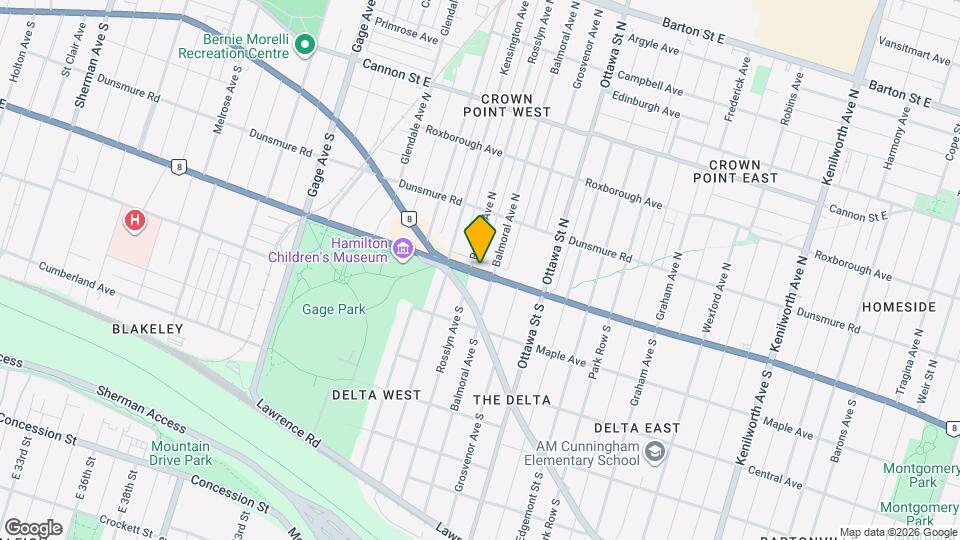 1129 Main St E Map and Location Details