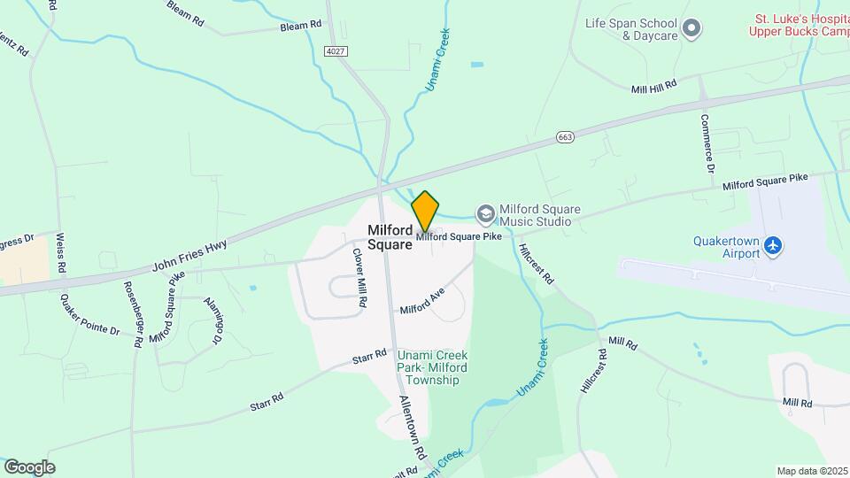 2193 Milford Square Pike Map and Location Details