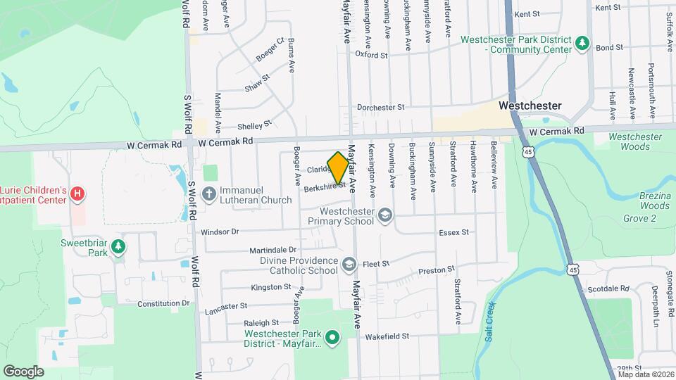 10813 Berkshire St Map and Location Details