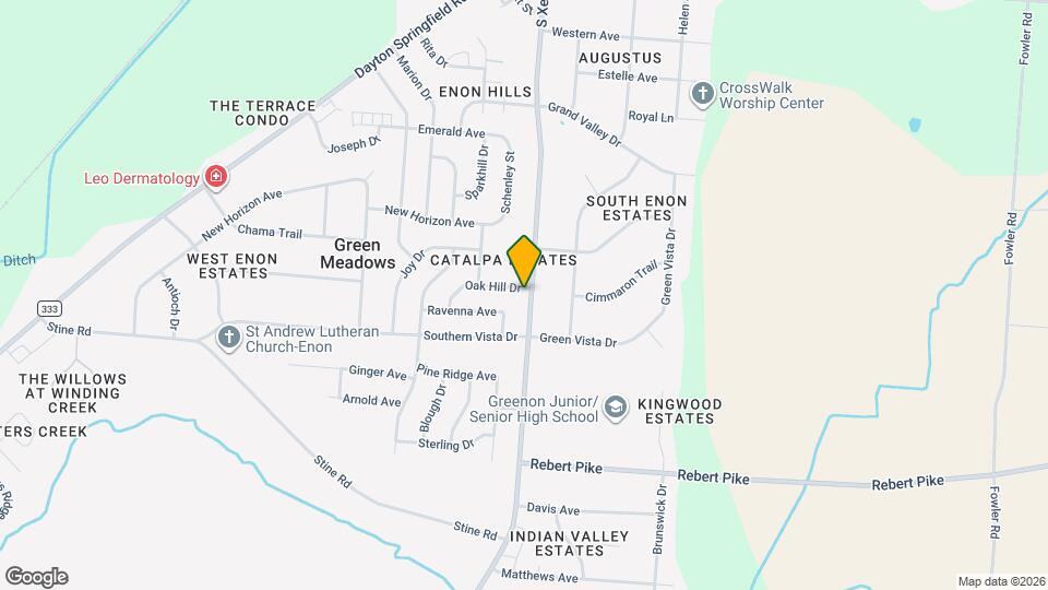 6515 Oak Hill Dr Map and Location Details