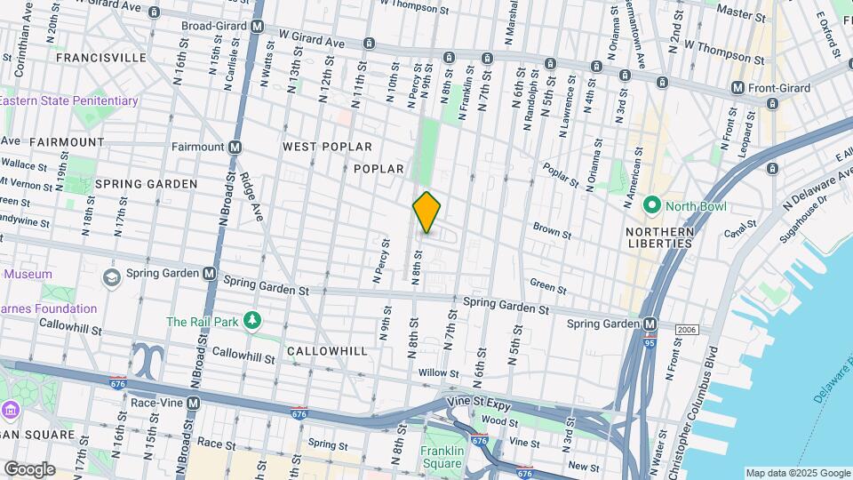 736 North Terrace-Unit -Apartment F Map and Location Details