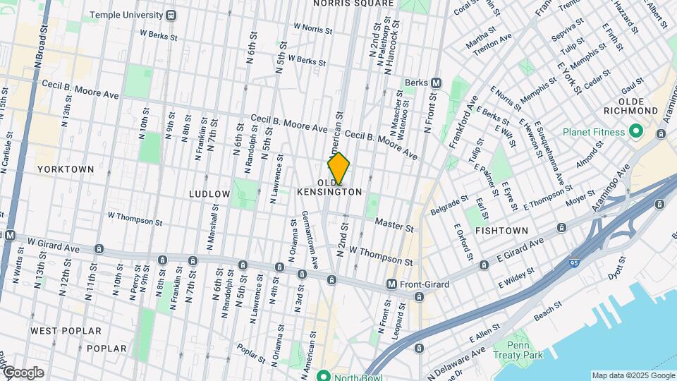 1440 N Philip St Mapa y Detalles de la Ubicación