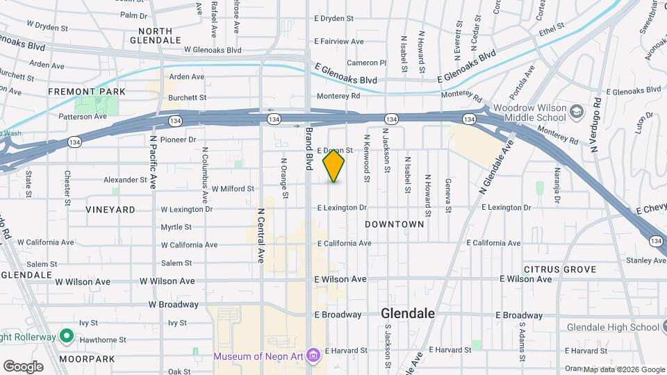 426 N Maryland Ave Map and Location Details