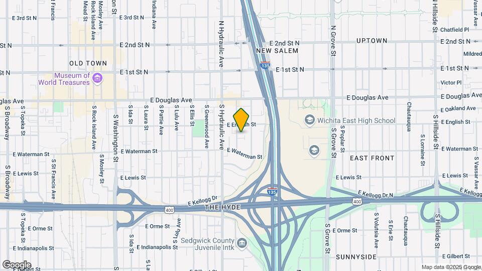 220 S Kansas St Map and Location Details
