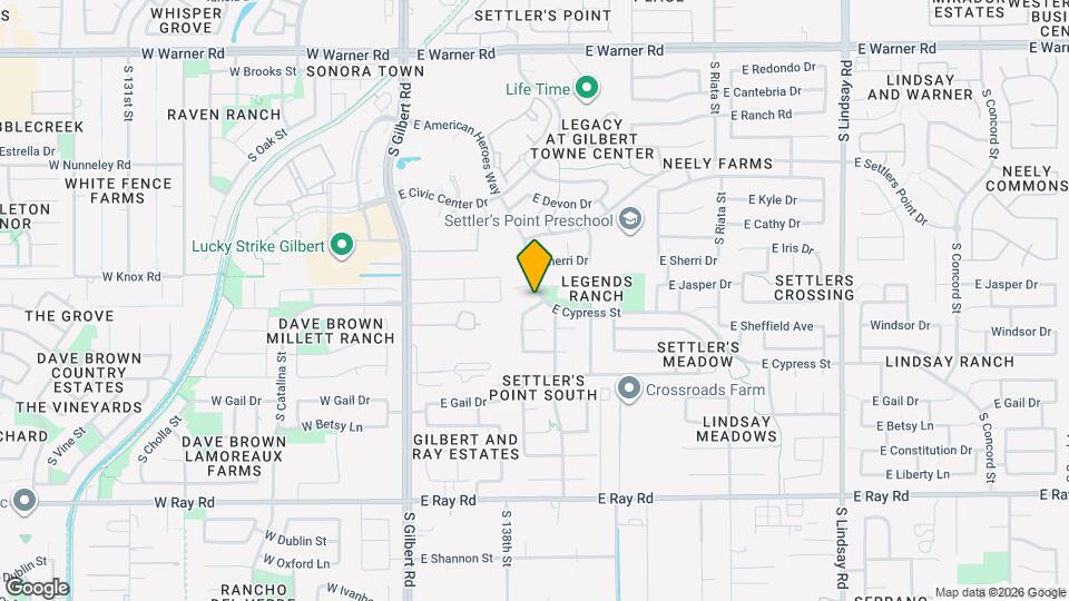 1250 S Palm St Mapa y Detalles de la Ubicación