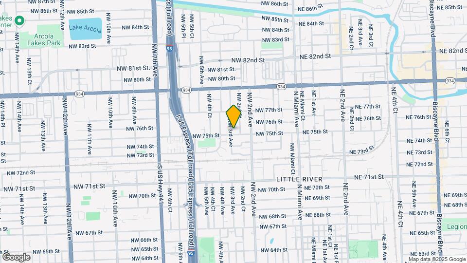277 NW 75th St Map and Location Details