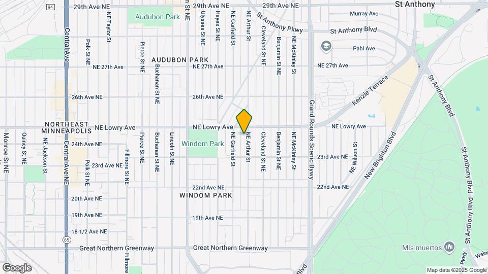2334 NE Arthur St Map and Location Details