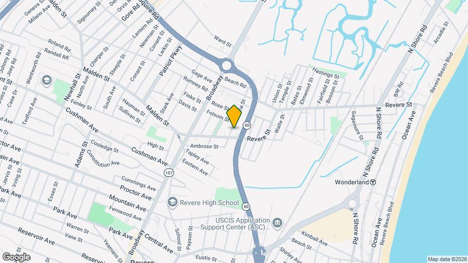 91 Pomona St, Unit 2 Map and Location Details