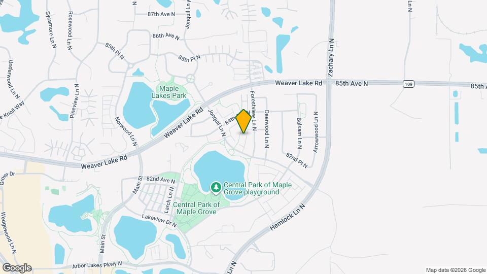 8329 Goldenrod Ln N Map and Location Details