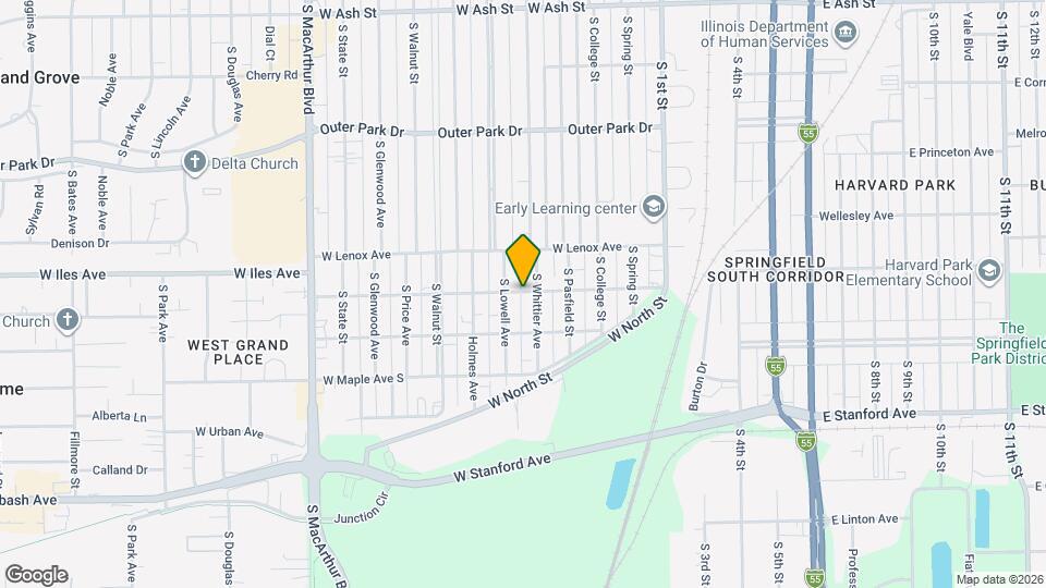 516 Highland Ave Map and Location Details