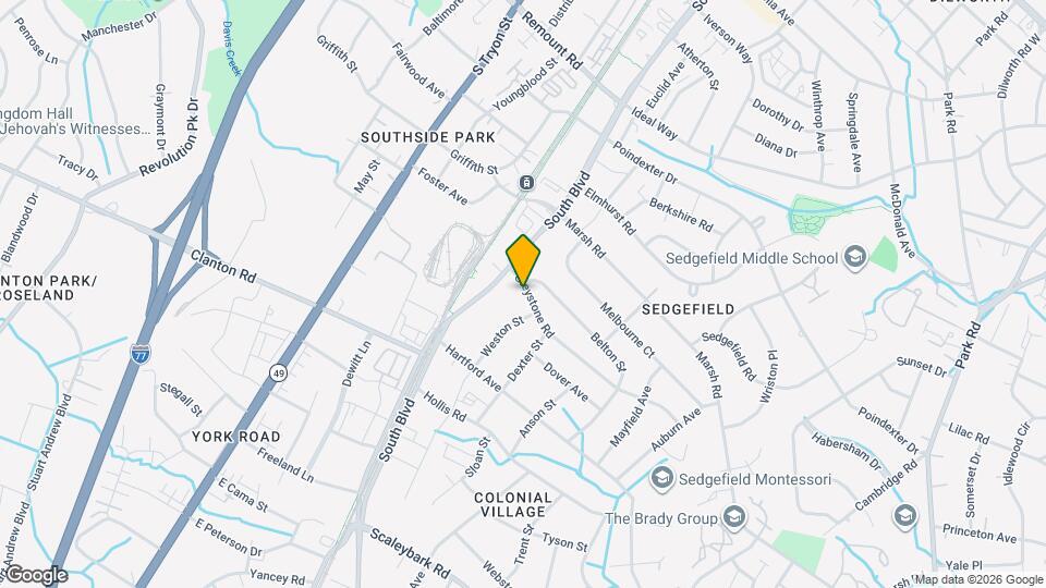 304 Greystone Rd Map and Location Details