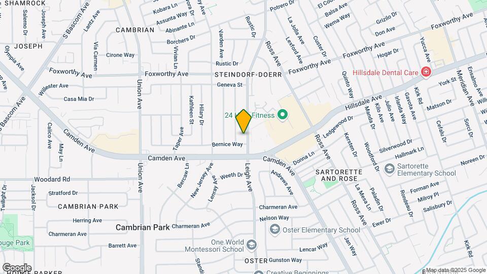 3459-3461 Leigh Ave Mapa y Detalles de la Ubicación