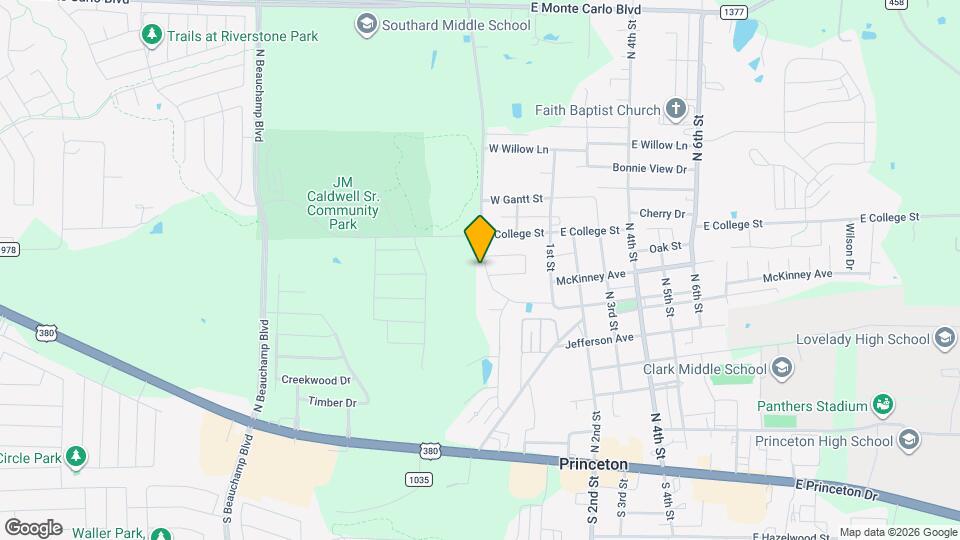 806 Prairie Creek Dr Map and Location Details