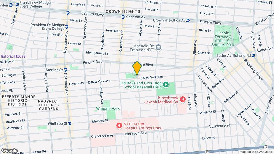 515 Albany Avenue Map and Location Details