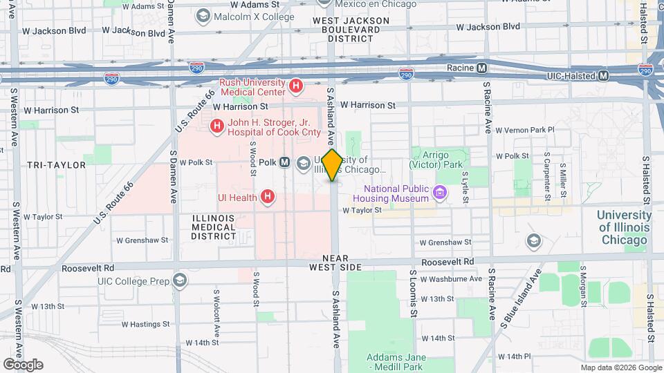 898 S Ashland Ave Mapa y Detalles de la Ubicación