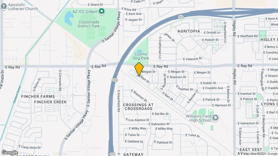 2549 E Bart St Map and Location Details