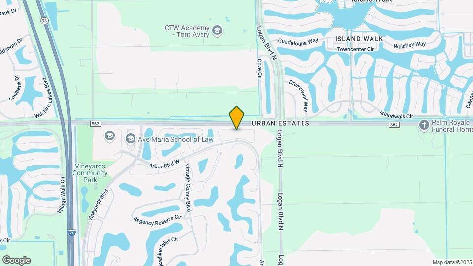 821 Vistana Cir Map and Location Details