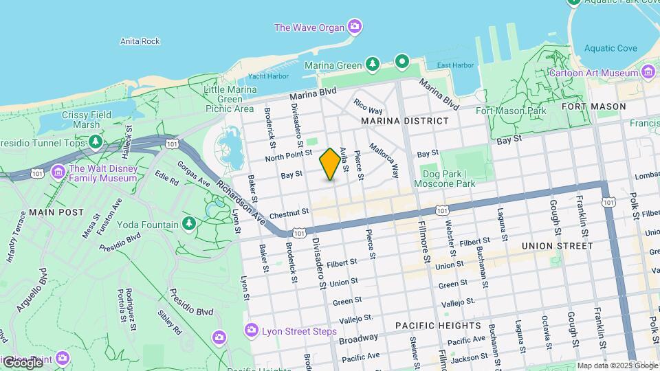 2200 Francisco St Map and Location Details