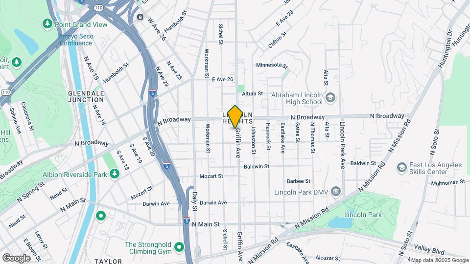 2325 Griffin Ave Map and Location Details
