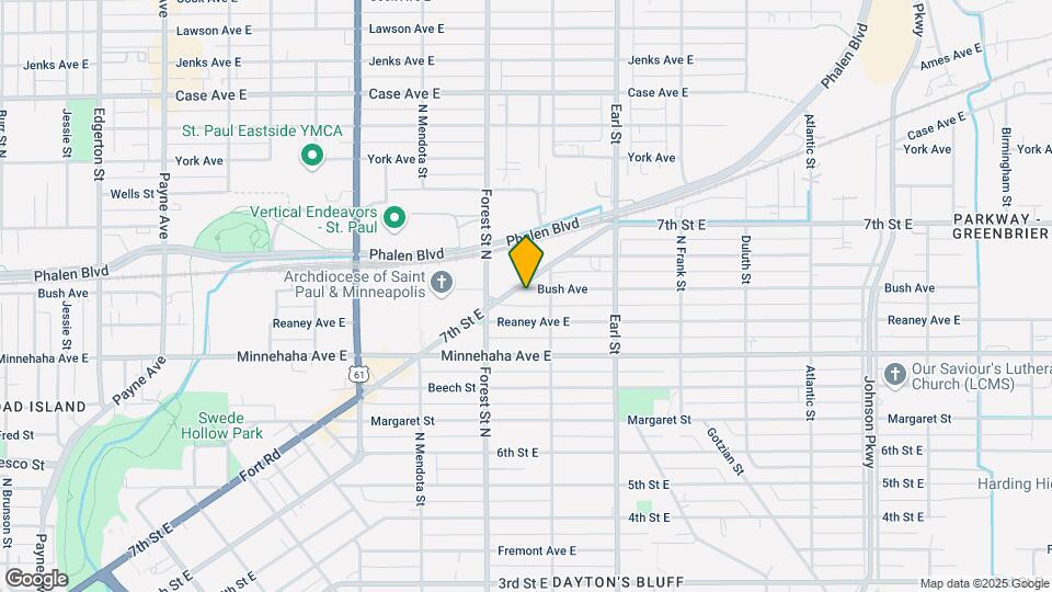 976 Bush Ave Map and Location Details