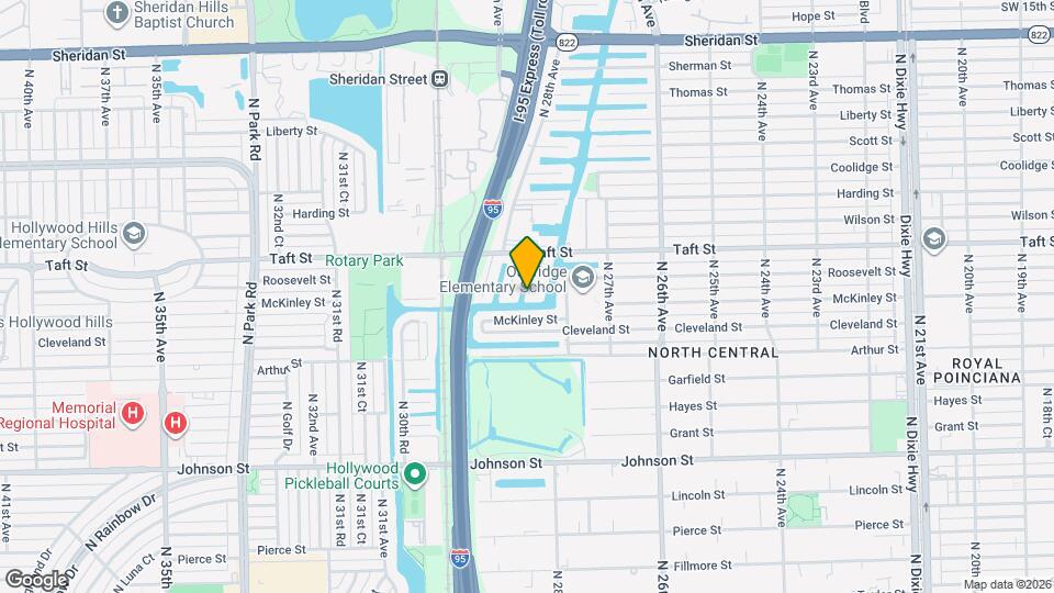 1600 N 28th Ct Map and Location Details