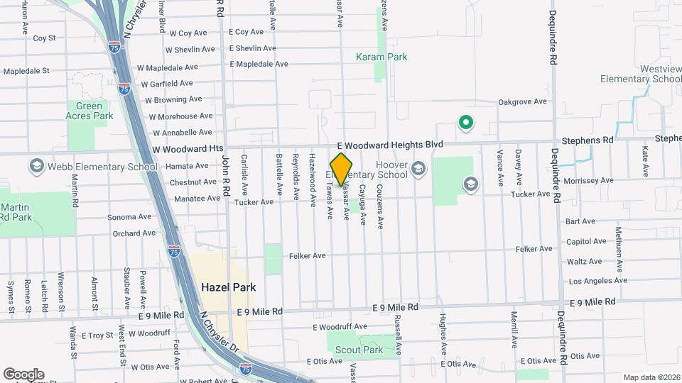 23723 Vassar Ave Map and Location Details